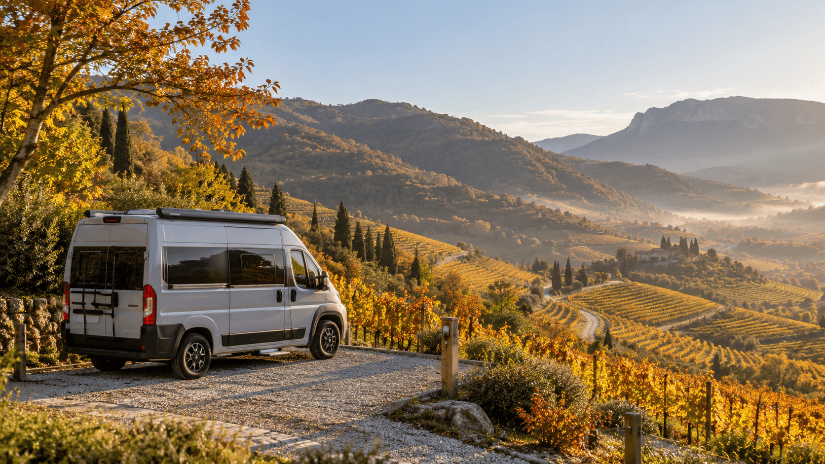 Las mejores rutas de vino, montaña y naturaleza para viajar en camper en otoño